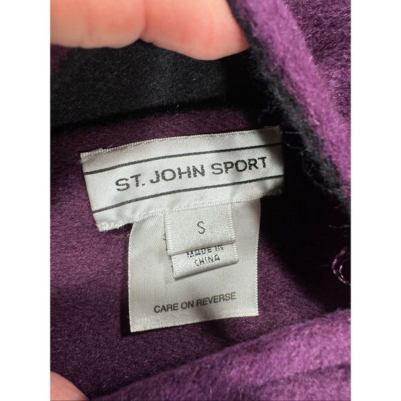St. John Reversible Wool/Cashmete Blend Coat - Picture 11 of 14